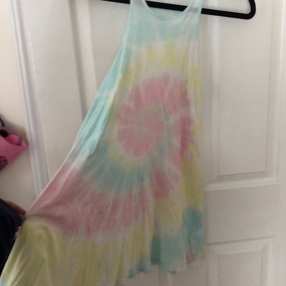 Tie dyed racer back dress - Picture 2 of 4